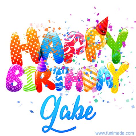 Happy Birthday Gabe GIFs - Download on Funimada.com