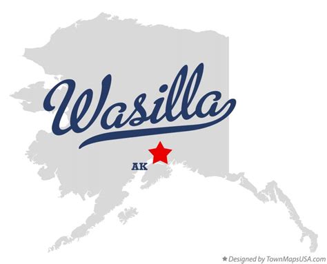 Map of Wasilla, AK, Alaska