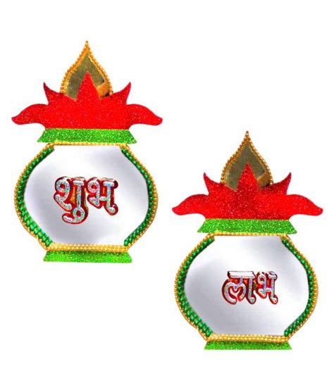 Shubh Labh Acrylic Diwali Rangoli Multicolour: Buy Shubh Labh Acrylic Diwali Rangoli Multicolour ...