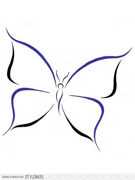 easy butterfly drawings - Buscar con Google | Tribal butterfly tattoo, Tribal butterfly ...