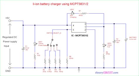 Li-Ion Battery Charger Circuit