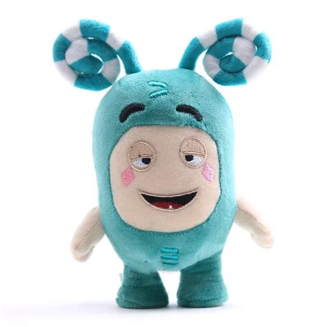 18CM Oddbods Plush Toys Kawaii Fuse Bubbles Newt Pogo Slick Jeff ...