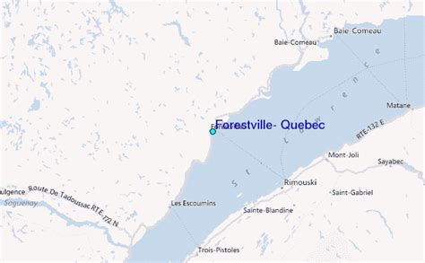 Forestville, Quebec Tide Station Location Guide