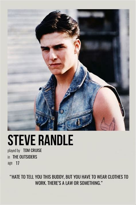 steve randle | The outsiders steve, The outsiders, The outsiders greasers