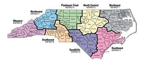 District Map Of North Carolina