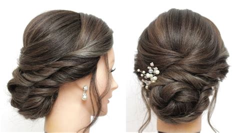 Wedding Updo. Bridal Prom Hairstyles For Long Hair Tutorial - Now And ...