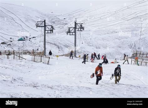 Glenshee ski resort, Scotland's largest Ski Area, Cairngorms, Glenshee Stock Photo - Alamy