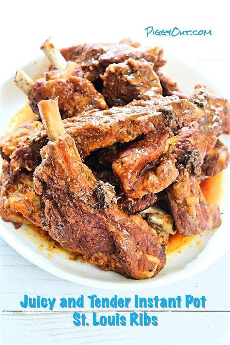 Juicy and Tender Instant Pot St. Louis Ribs | Instant pot, St louis ribs recipe, How to cook ribs