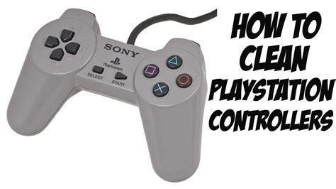 How to clean PS1 Controllers - YouTube