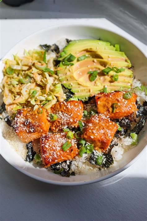 Spicy Salmon Crunch Bowl – Dining with Skyler