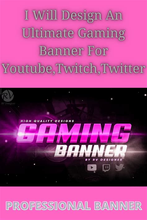 I Will Design An Ultimate Gaming Banner For Twitter en 2020 | Bannière twitter