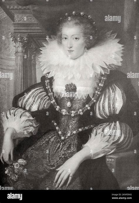 Anne of Austria, 1601 – 1666. Queen consort of France and Navarre ...