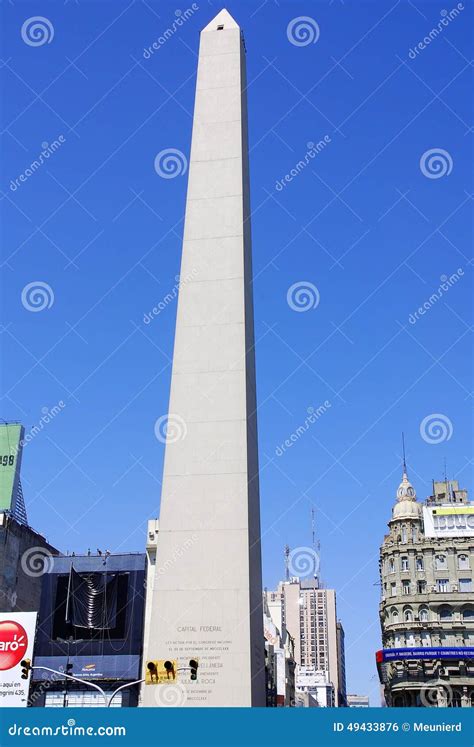 Obelisco Avenida 9 De Julio Editorial Photo - Image of downtown ...