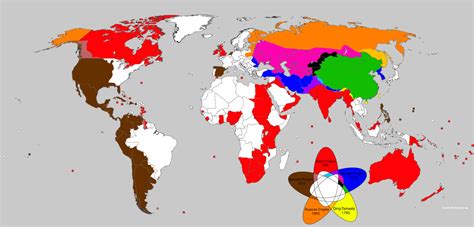 The 5 biggest empires in history. - Maps on the Web