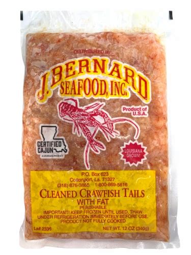 J. Bernard Seafood Clean Crawfish Tails, 12 oz - Fry’s Food Stores