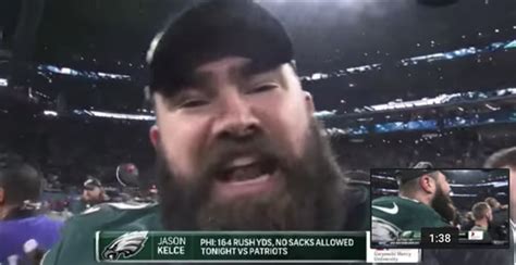 Jason Kelce had an epic post-Super Bowl speech before parade