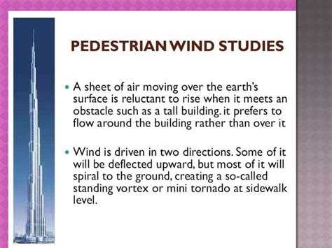 Wind effect on high rise buildings