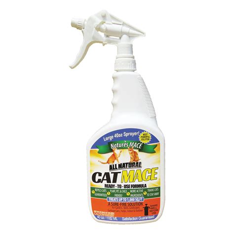 Natures MACE Cat repellent Ready-to-Use Spray Formula 40 Ounce Treats ...