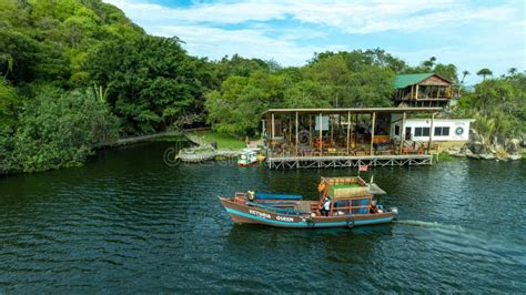 Closeup Shot of a Wooden Boat Sailing on Lake Victoria in Tanzania Stock Image - Image of ...