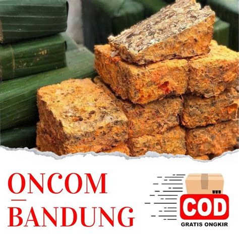 Oncom Bandung Mentah Asli Kacang / Oncom Hitam / Oncom Kacang / Oncom ...