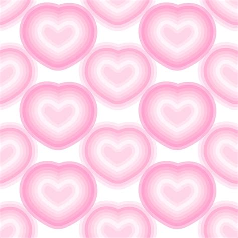 Premium Vector | Pattern neon heart