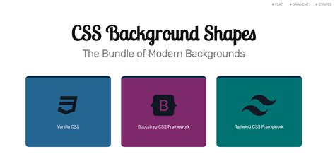 CSS Background Shapes Bundle by js-ocean | CodeCanyon