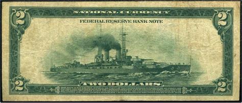 2 Dollar Bill, Go Navy, Battleship, Paper Money, Ww1, Bank Notes, Naval, Tennessee, Vintage ...