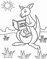 9 Fun And Cute Kangaroo Coloring Pages For Little Ones  sketch template