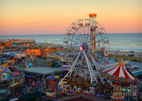 Ocean City Castaway Cove and Music Pier Photograph by Beth Ferris Sale - Fine Art America