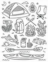 Camping Coloring Page  Free Printable Pages For Kids sketch template