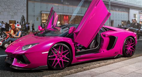 Pink Lamborghini Aventador Turns Heads In Tokyo | Carscoops