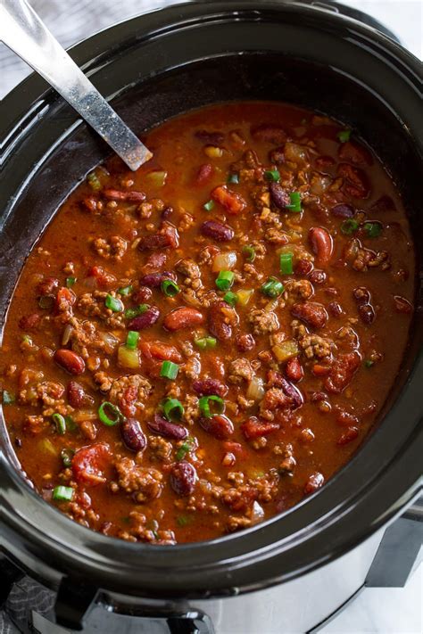 Black Bean Ground Beef Chili Slow Cooker - Beef Poster