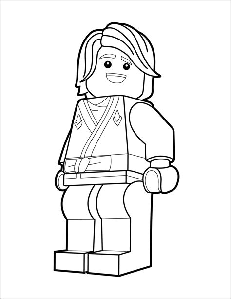 LEGO Ninjago Coloring Page - Lloyd - The Brick Show