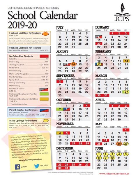 Jefferson County Public Schools Calendar 2021 - Calendar 2021