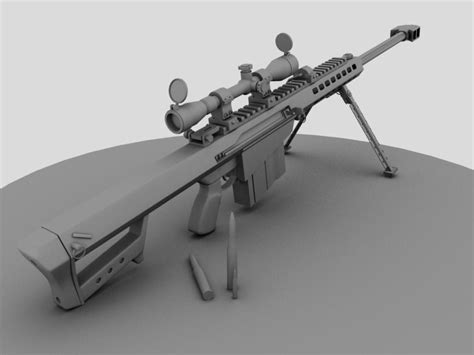 Barrett M107 Anti-Material sniper rifle Art - ID: 48664 - Art Abyss