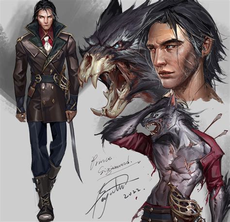 ArtStation - Werewolf from east Practise