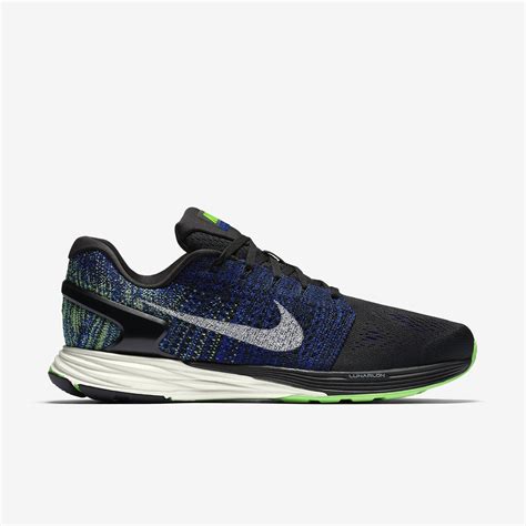 Nike Mens LunarGlide 7 Running Shoes - Black - Tennisnuts.com