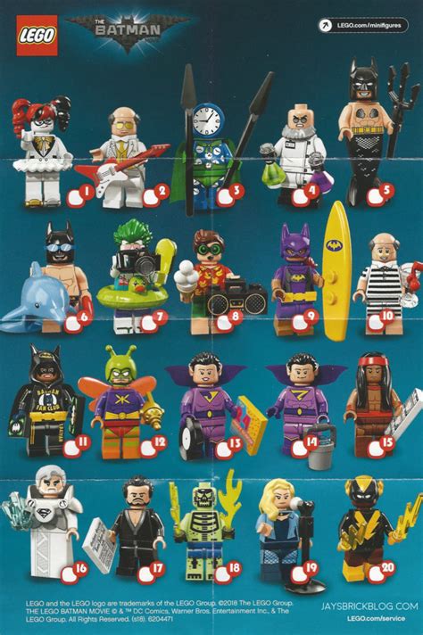 The lego batman movie minifigures series names - falasseries