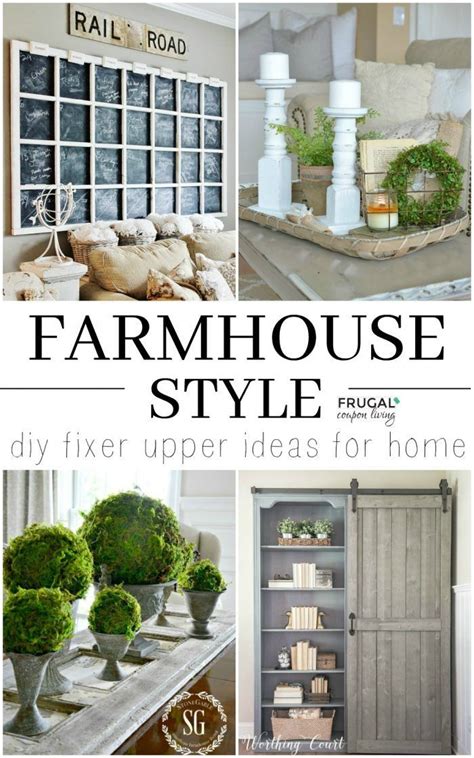 DIY Fixer Upper Farmhouse Style Ideas | Fixer upper farmhouse, Fixer ...