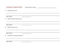 Character Sketch Outline Worksheet by EnglishBuff | TpT