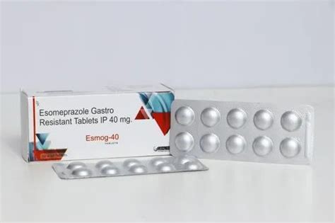 Esomeprazole Gastro Resistant 40mg Tablets IP, Gracia | ID: 23751496355