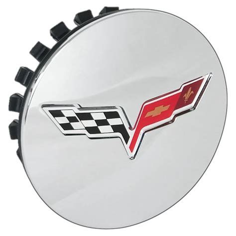 Corvette Wheel Center Cap - Chrome GM (08-13 C6 / C6 Z06 / C6 ZR1 ...