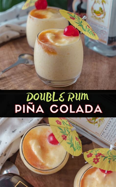 Double Rum Piña Colada | Elle Talk