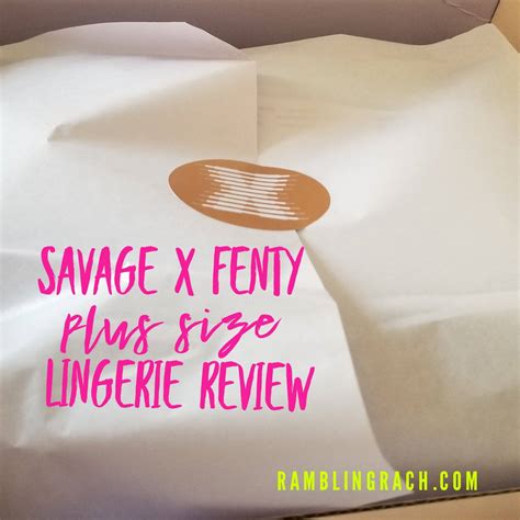 Savage X Fenty Plus Size Lingerie Review - Rambling Rach