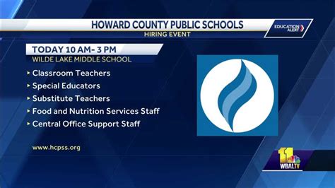 Howard County Schools holds job fair to help fill positions