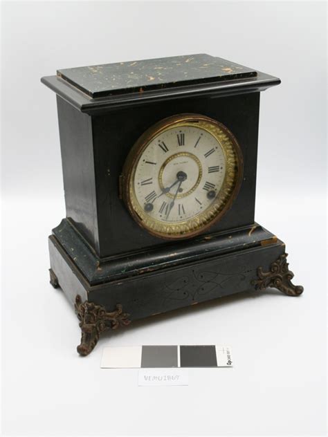 Seth Thomas mantel clock; Seth Thomas Clock Company; VEMU1869 | eHive