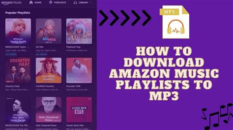 How to Download Amazon Music Playlists to MP3 | NoteCable