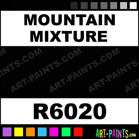 Mountain Mixture Landscape Oil Paints - R6020 - Mountain Mixture Paint ...