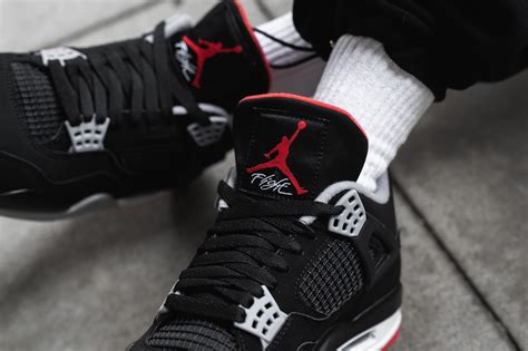 Air Jordan 4 Retro OG "Bred" Colorway On-Feet | Hypebeast