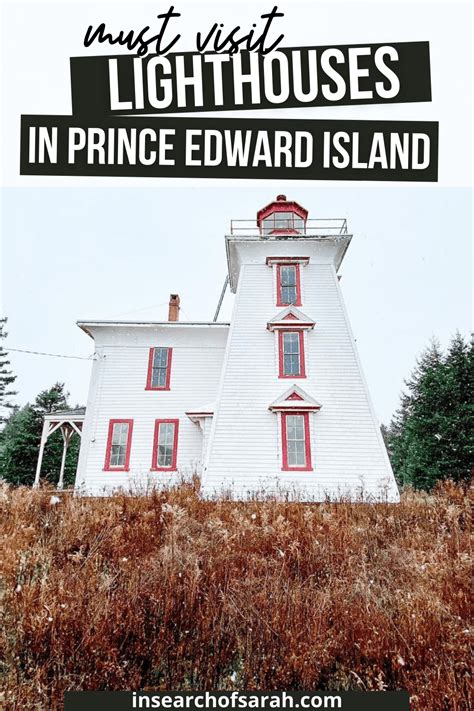 Must Visit Lighthouses in Prince Edward Island | Canada travel, Canada ...